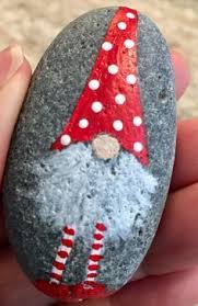 Best Easy Painted Rock Ideas For Beginner Who Want To Try At Home Goruntuler Ile Noel Elisleri