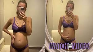 Ex-Celtic WAG Helen Flanagan shows off her bump as she models glam  maternity wear | The Scottish Sun