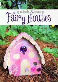Quick Easy Fairy House Craft For Kids Fairy House Crafts Fairy Crafts Crafts For Kids