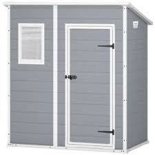 Cobertizo De Pvc Manor 4x6 Para Jardin 1877 Cobertizos De Almacenamiento Caseta De Madera Deposito De Jardin