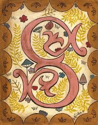 Ornate Letter S Illuminated Letters Alphabet Art Letters