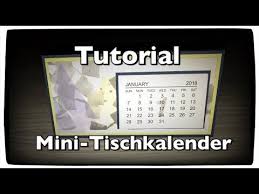 Tutorial Anleitung Mini Kalender Tischkalender Kalender Selber Machen Desktop Calendar Diy Youtube Kalender Selber Machen Tischkalender Kalender