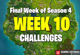 29,365 likes · 32 talking about this. Fortnite Battle Royale Week 10 Challenges Gaming Editorial