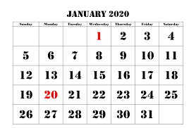January 2020 Calendar Holidays Canada Printable Calendar Template Calendar Printables Calendar Template