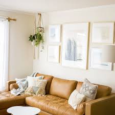 New paint from benjamin moore ($350); This Boho Living Room Makeover Is Jungalow Goals Brit Co