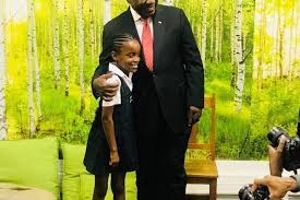Check out this biography to know about his childhood, family life, achievements and fun facts about him. President Cyril Ramaphosa Meets Little Daisy
