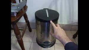 Trash can foot pedal mechanism. Pedal Trash Can Fix Youtube