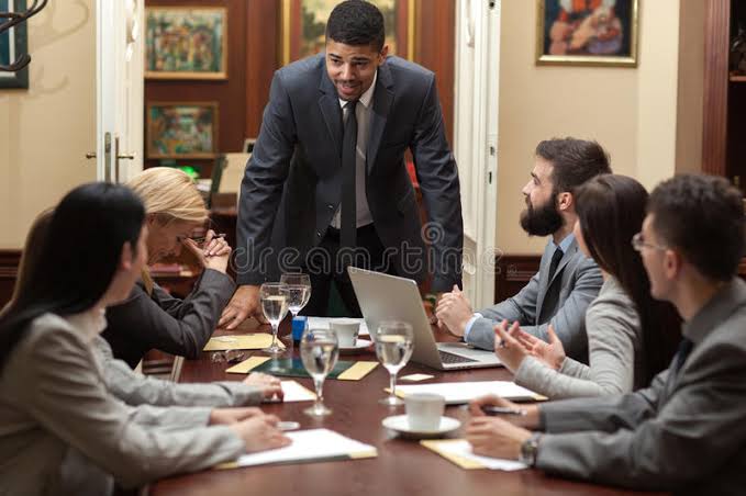 Group of Business People or Lawyers - Meeting in an Office Stock Image -  Image of document, profession: 67050551