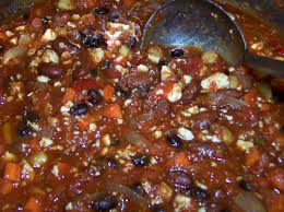 I could go on and on but there is no specific thing that really goes well with it. Wally S Tofu Chili