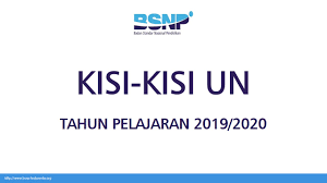 Sebagaimana tercantum dalam peraturan pemerintah nomor 19 tahun 2005 tentang standar. Download Kisi Kisi Un 2020 Jenjang Smp Sma Smk Ma Dan Slb Kosingkat