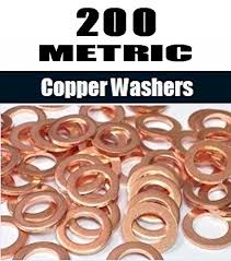 Amazon Com Qty 200 Metric Size M13 X 18 Copper Seal Rings