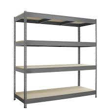 Etagere Metal Epoxy Industrial 4 Tablettes L 182 X H 180 X P 60 Cm Metal Epoxy Etagere Metal Etagere
