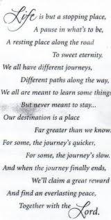 Life Is But A Stopping Place Our Home Is In Heaven Ii Have Searched The Bible On Cremation Nothing Found Saying You Sympathy Quotes Grief Quotes Funeral Poems