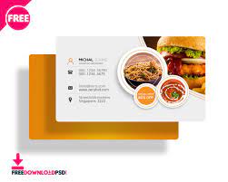 So to give you access to a realistic design of this card, we share the restaurant business card template from. Free Restaurant Business Card Psd Freedownloadpsd Com