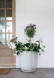 How To Plant Stunning Flower Pot Ideas For Summer Boxwood Ave Farmhouse Flower Pots Large Flower Pots Porch Flowers