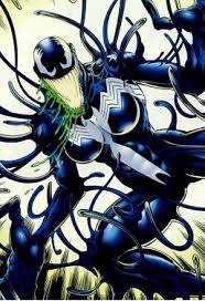 The reason why venom is slightlly stronger than red spiderman is because the symbiote changes and ajusts to personallity traits of its host. Anne Weying Wikipedia