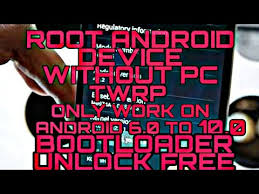 You can improve device functionality and do stuff that unrooted devices can't do. Root Android Device Without Pc Twrp Rooting Apps Unlock Bootloader Free 21 June 2020 Youtube