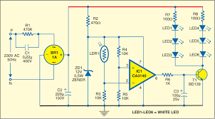 simple strip led lamp circuit diagram circuit diagram electronics circuit circuit
