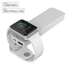 Apple Watch And Iphone Portable Charger Topvision 4000mah Magnetic Power Bank Battery One 1m Lightning Cable Wit Portable Charger Apple Watch Lightning Cable