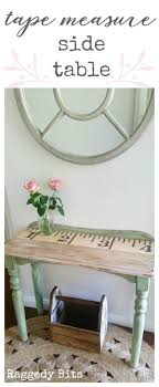 How To Paint A Tape Measure Side Table Painted Furniture Diy Furniture Decor
