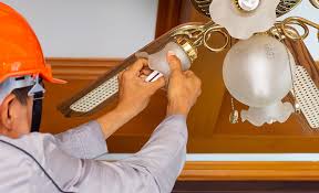Step 5 pull down on the ring near the ceiling. How To Remove A Ceiling Fan Temecula Handyman