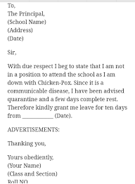 Sir me 1 month keliye chhuti chata hu islie plz help karo sir or madam me 10 tarik ko mera album shooting karna he… Write A Letter To Your Principal To Grante You Leave For 7 Days Brainly In