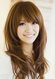 asiatische haare pony lange haare schichten frisuren lange haare frisur pony lang
