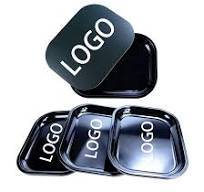 Custom Printed Rolling Tray with Magnetic Lid - Wholesale