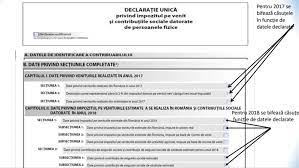 Dar odată cu noul formular, se rezolvă şi problema. FinanÅ£ele Nasc DeclaraÅ£ia UnicÄƒ Ce Formulare DesfiinÅ£eazÄƒ Cand Se Depune Si Cum AratÄƒ Noul Act
