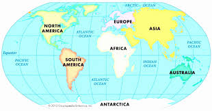 Free Large World Map With Continents Continents Of The World World Map With Countries