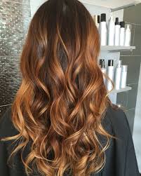 Summer Coppery Chestnut Sombre Using A Wet Dry Brush Glow Method Call For Inqui Sombre Hair Hair Styles Brunette Hair