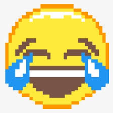 Laughing Crying Emoji Pixel Art Hd Png Download Kindpng