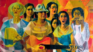 Famous paintings in the world. Sophisticated Folk The Genre Works Of National Artist Vicente Manansala Bluprint