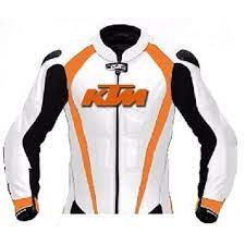 Ktm 100 Genuine Leather Motorbike Motogp Motorcycle Racing Jacket In 2021 Motorcycle Racing Jacket Motorbike Leathers Racing Jacket