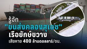 คลองสุเอซยังวิกฤต เรือสินค้าเกือบ 300 ลำรอผ่าน ติดเรือยักษ์ขวางทาง; C7awhdfqdc6afm