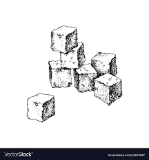 Hand Drawn Sugar Cubes Royalty Free Vector Image Aff Sugar Cubes Hand Drawn Ad Vector Free Sugar Cubes Free Vector Images
