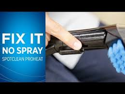 Bissell Little Green Proheat Pet Not Spraying Water Reduced No Spray Spotclean Support Youtube