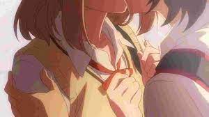 Anime lesbian scene