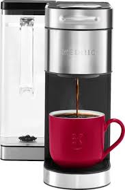 Glass carafe, black and stainless steel finish the horizontal removal water tank and coffee storage make this the ideal coffee maker to keep conveniently mounted inside an open cubby. Keurig K Supreme Plus Coffee Maker Single Serve K Cup Pod Coffee Brewer With Multistream Technology 78 Oz Dual Position Reservoir And Programmable Favorites Stainless Steel Gtin Ean Upc 611247386392 Product Details Cosmos