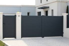 Portail Aluminium Modele Plein Fregate Menuiserie Portailalu Portail Aluminium Entree Jardin Battant Plein Exterieur Maison Rd Portail Alu Portail Aluminium Et Portail Maison