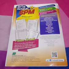 Soalan sebenar/ulangan matematik (mathematics) spm. Kertas Ramalan Spm Matematik Preloved Shopee Malaysia