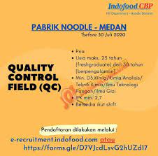 Dengan brand indomie dan sarimi. Lowongan Kerja D3 S1 Di Pt Indofood Sukses Makmur Tbk Medan