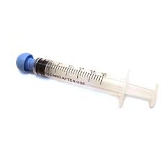 3ml SLIP Luer Syringes with caps - 50 white syringes 50 ...