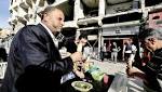 مطعم فلافل وسط الدمار في