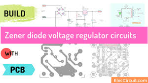 Unfortunately, i can't draw a schematic diagram myself here, but it will look like this, where r is the led lamp assembly and the 'line' on the diode schematic symbol will be the band on the physical diode. Small Zener Diode Voltage Regulator Circuit With Pcb Eleccircuit Com