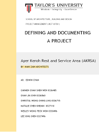 B) surat rasmi daripada pejabat peguam (asal). Project Management Report Construction Management Architect