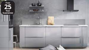 We have a huge selection of cabinets, including models designed to hold appliances, so you can create your ideal layout. Ringhult High Gloss Light Grey Kitchen Light Grey Kitchens Grey Gloss Kitchen Grey Kitchen