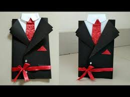 Make your card stand out using our design tools. Diy Easy Suit Tuxedo Greeting Card Suit Tie Card Father S Day Card Birthday Card Youtube