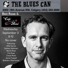 The last Blues Can show was the best ever. And that was with out Willy!  Love it if y'all came out and say farewell to summer with us.