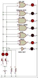 portes logiques table de verite logic gate truth tables arduino logic e t